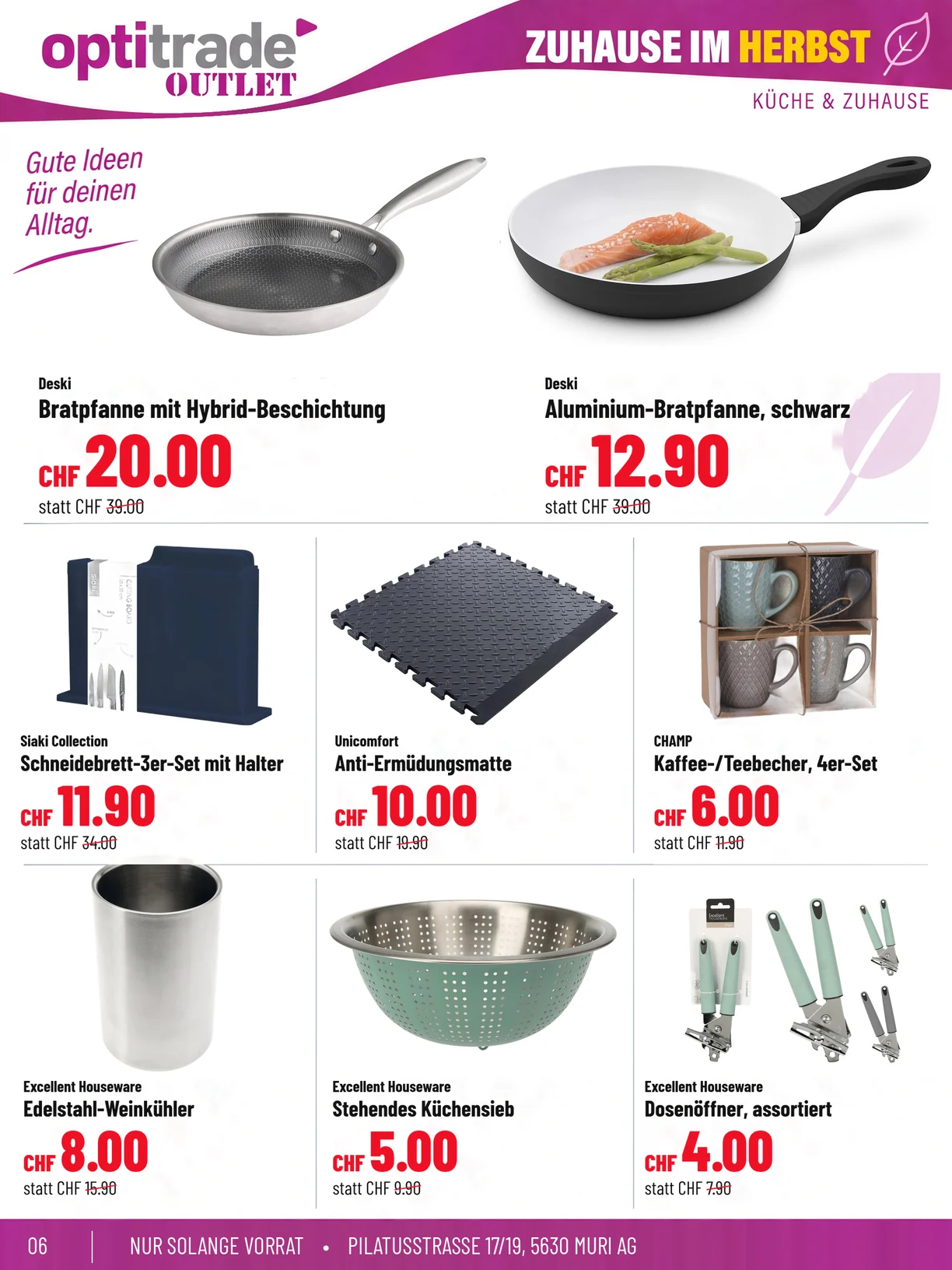 Originalprospektseite 6, Küche und Zuhause