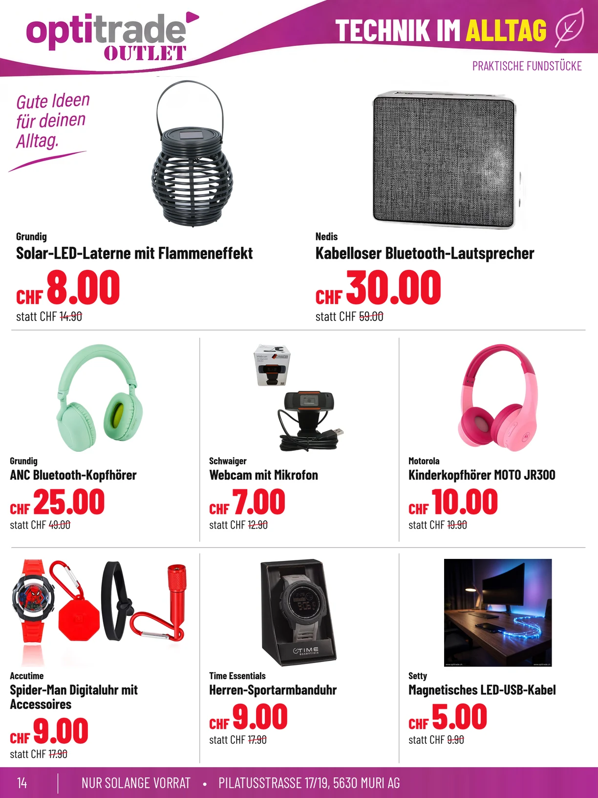 Originalprospektseite 14, Technik im Alltag
