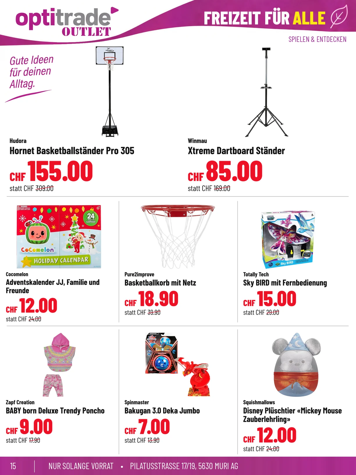 Originalprospektseite 15, Freizeit für alle